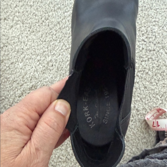 Kork-Ease Black Ankle Booties - Picture 2 of 6